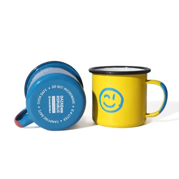 Our Colorful-Handled Enamel Mug